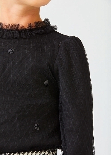 Блузка черного цвета от бренда Abel and Lula