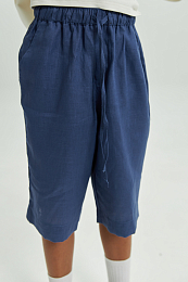 Шорты LINEN Blue от бренда Liqlo