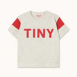 Футболка COLOR BLOCK Cream heather от бренда Tinycottons Бежевый