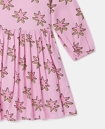 Платье Pink Shooting Stars от бренда Stella McCartney kids