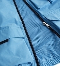 Ветровка с накладными карманами TURQUOISE от бренда Original Marines