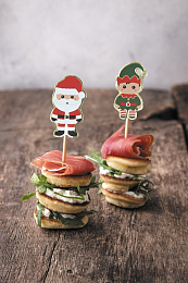 Шпажки Счастливое Рождество от бренда Tim & Puce Factory