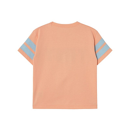 Футболка Orange-Blue от бренда Tinycottons Оранжевый