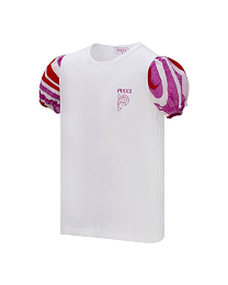 Футболка Multicolored Waves от бренда Emilio Pucci Молочный