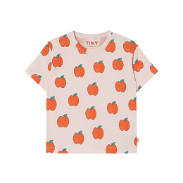 Футболка APPLES от бренда Tinycottons Розовый