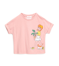 Футболка Pink Cat от бренда Original Marines Розовый