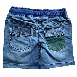 Шорты джинсовые с нашивками от бренда Original Marines