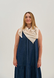 Косынка Koolig cashmere creme от бренда Peppihat