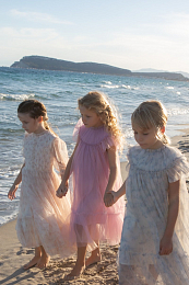 Платье Marisol Blue Flower от бренда C'ERA UNA VOLTA