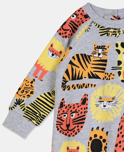 Комбинезон с забавными животными от бренда Stella McCartney kids