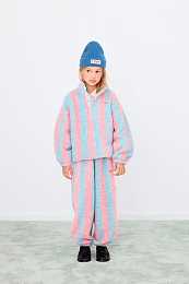 Джоггеры Stripes Pink-Blue от бренда Tinycottons