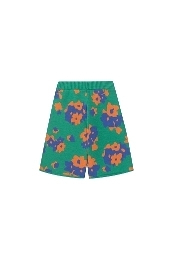 Штаны Green Flowers Print от бренда Tinycottons