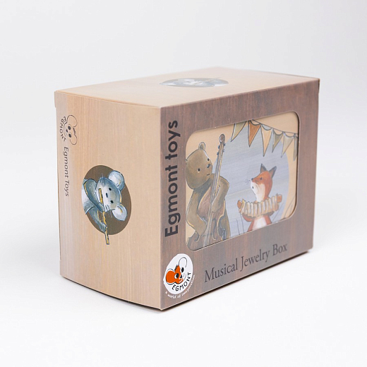 Музыкальная шкатулка "Зверята" от бренда Egmont Toys