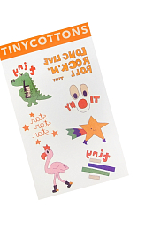 Набор татуировок Tiny оранжевый от бренда Tinycottons