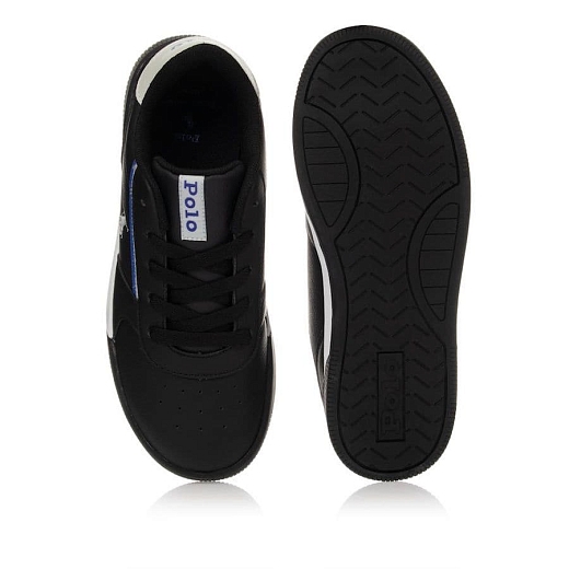 Кеды черные на шнурках от бренда Polo Ralph Lauren