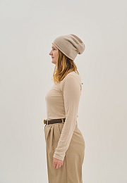 Шапка Boone cashmere beige от бренда Peppihat