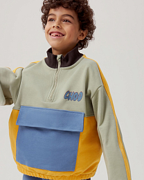 Свитшот Color Block CHOO от бренда CHOOCHOO