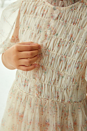 Платье Valentina Cream Flower от бренда C'ERA UNA VOLTA