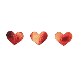 Конфетти для украшения стола Красные сердца от бренда Tim & Puce Factory