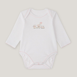 Боди 3 шт White-Pink Toys от бренда Anna Leon