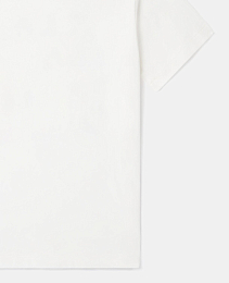 Футболка Frog and Lettering от бренда Stella McCartney kids Молочный