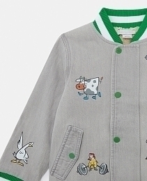 Бомбер Farmyard Applique от бренда Stella McCartney kids