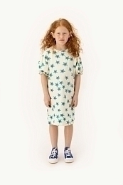Платье с зелеными звездами от бренда Tinycottons