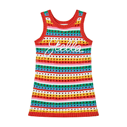 Платье вязанное разноцветное от бренда Stella McCartney kids