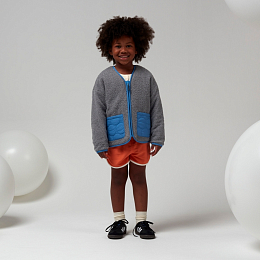 Куртка FRIENDLY WHALE Ultimate grey Azure blue от бренда Gosoaky