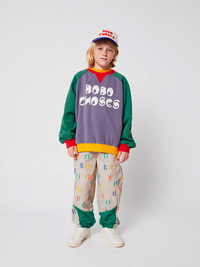 Свитшот Color Block от бренда Bobo Choses