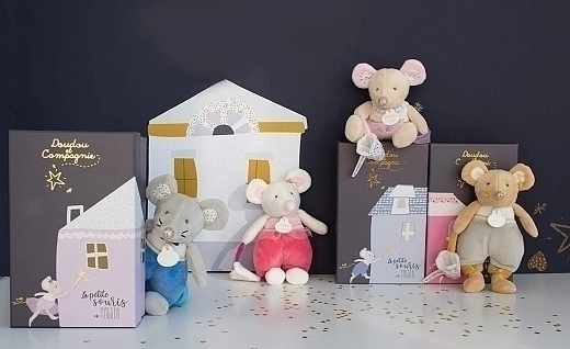Игрушка Зубная мышка Булу в подарочной коробке  от бренда Doudou et Compagnie