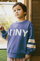 Свитшот BLUE LOGO от бренда Tinycottons