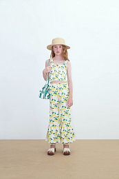 Брюки Blooming lemon от бренда Tinycottons