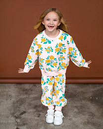 Джоггеры FLOWERS от бренда Tinycottons