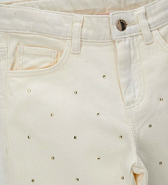 Джинсы клеш со стразами Solitary Star от бренда Original Marines