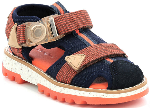 Сандалии NAVY ORANGE от бренда KicKers