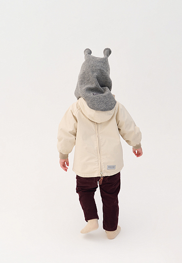 Шапка-шлем Hippo grey от бренда Peppihat