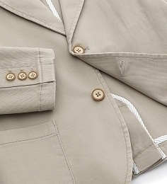 Пиджак на двух пуговицах Almond Milk от бренда Original Marines
