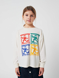 Лонгслив Rainbow Mr Pencil от бренда Bobo Choses