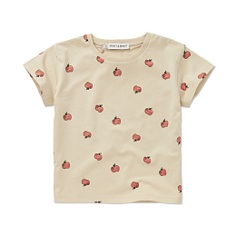 Футболка Apple Print от бренда Sproet & Sprout Бежевый