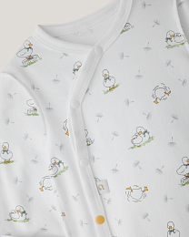 Набор комбинезонов розового и белого цвета с принтом от бренда Anna Leon