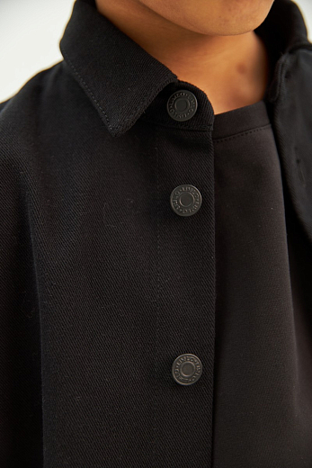 Рубашка DENIM Black от бренда Liqlo