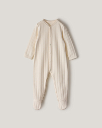 Набор комбинезонов зеленого и молочного цвета от бренда Anna Leon