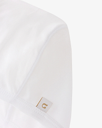 Набор чепчиков пыльная роза и белого цвета от бренда Anna Leon