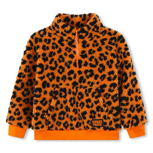 Худи Teddy leopard от бренда Kenzo