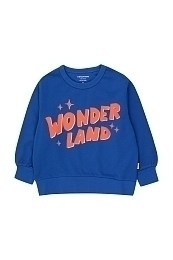 Свитшот синий Wonderland от бренда Tinycottons