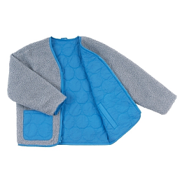 Куртка FRIENDLY WHALE Ultimate grey Azure blue от бренда Gosoaky