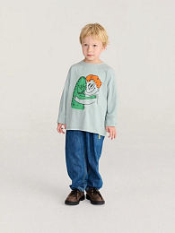 Лонгслив blue Hug Hairy Monster от бренда Bobo Choses