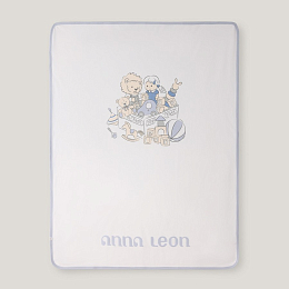 Одеяло Toys Blue от бренда Anna Leon