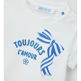 Футболка Toujours L'amour от бренда Original Marines Белый